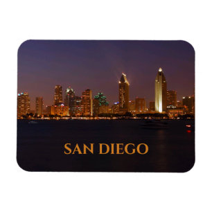 Magnet Flexible Lumières de nuit de San Diego Skyline depuis San D