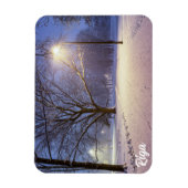 Magnet Flexible Lumières de rue et couvert de neiges (Vertical)