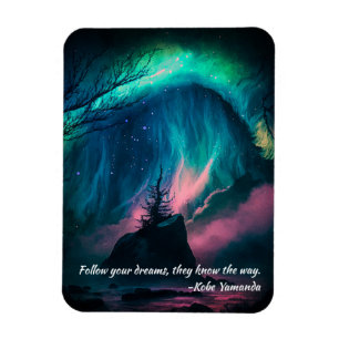 Magnet Flexible Lumières du Nord Couleurs vives Aimant personnalis