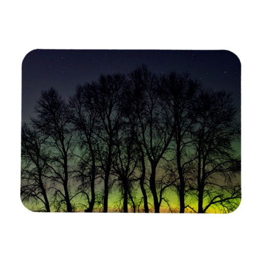 Magnet Flexible Lumières du Nord | Manitoba Canada Grande Pointe (Horizontal)