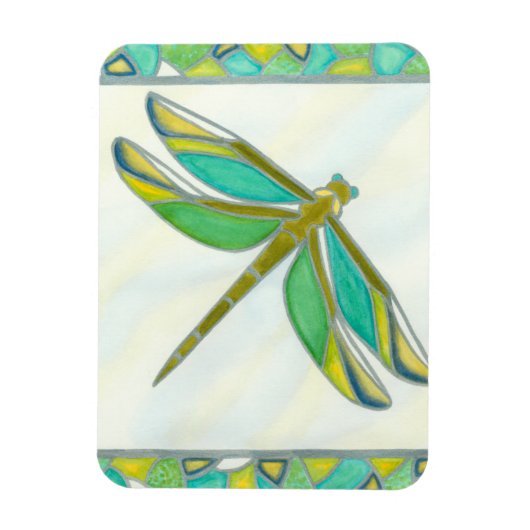 Magnet Flexible Lumineuse libellule Pastel par Vanna Lam (Vertical)