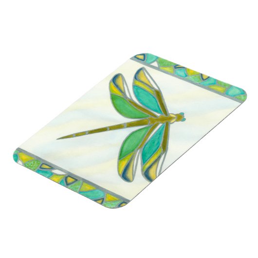 Magnet Flexible Lumineuse libellule Pastel par Vanna Lam (Côté Gauche)