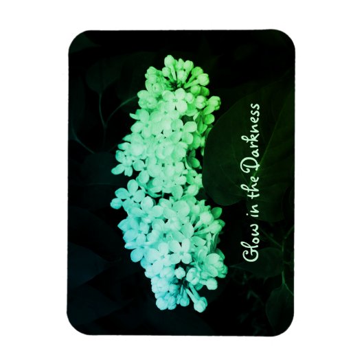 Magnet Flexible Luminosité dans l'obscurité Lilacs vert Altered Ph (Vertical)