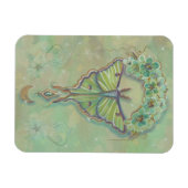 Magnet Flexible Luna Moth moon design par Renee Lavoie (Horizontal)