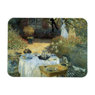 Magnet Flexible Luncheon by Claude Monet, Vintage Impressionism