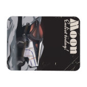 Magnet Flexible Lune - Affiche de science-fiction "Inscrivez-vous  (Horizontal)