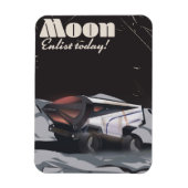 Magnet Flexible Lune - Affiche de science-fiction "Inscrivez-vous  (Vertical)