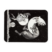Magnet Flexible Lune céleste ciel Univers Dieu Nuit Illustration (Horizontal)