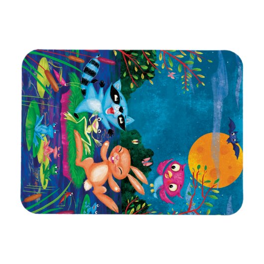 Magnet Flexible Lune d'automne (Horizontal)