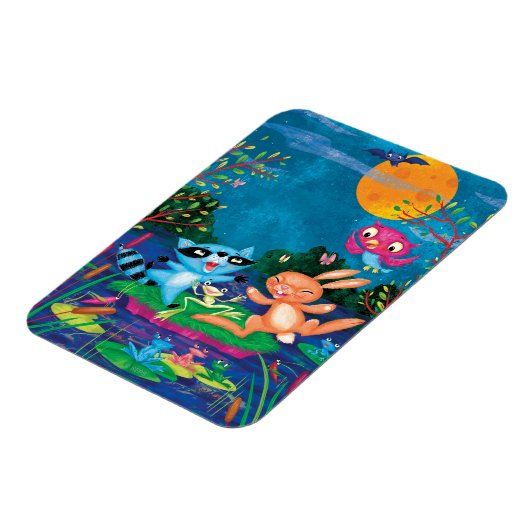 Magnet Flexible Lune d'automne (Côté Gauche)