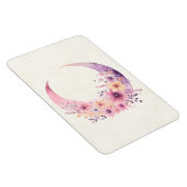 Magnet Flexible Lune rose Croissant avec de jolies fleurs (Côté Droit)