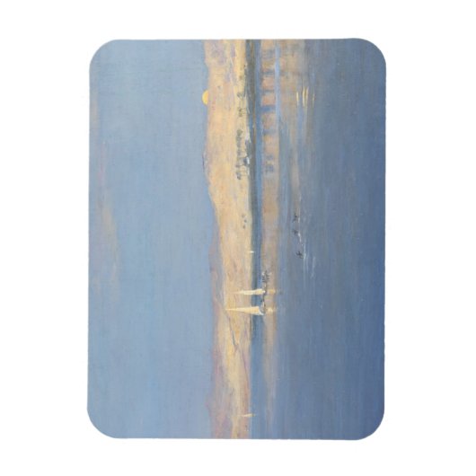 Magnet Flexible Lune se lève sur le Nil (Vertical)