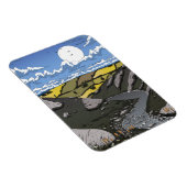 Magnet Flexible Lune sur la vallée (Côté Droit)