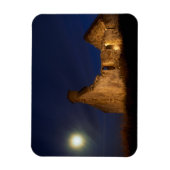 Magnet Flexible Lune sur les ruines des chalets | Comté de Galway, (Vertical)