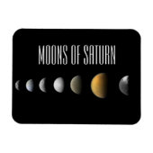 Magnet Flexible Lunes de Saturne (Horizontal)