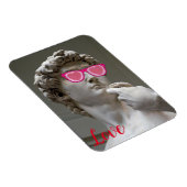 Magnet Flexible Lunettes de couleur rose de la Saint-Valentin (Côté Droit)