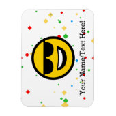 Magnet Flexible Lunettes de soleil cool Emoji (Vertical)