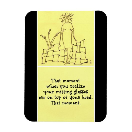 Magnet Flexible Lunettes manquantes (Vertical)