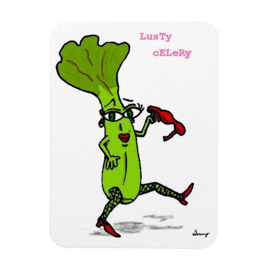Magnet Flexible Lusty Celery aimant flexible (Vertical)