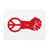 Magnet Flexible Lutter pour la paix (Horizontal)