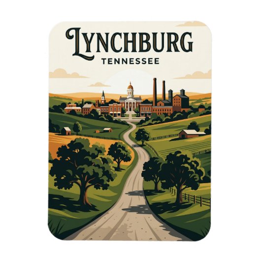 Magnet Flexible Lynchburg États-Unis (Vertical)