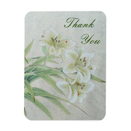 Magnet Flexible Lys blancs (Vertical)