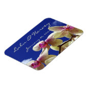 Magnet Flexible Lys blancs et Mariage personnel Sky (Côté Gauche)