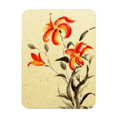 Magnet Flexible Lys de tigre - rouge (Vertical)