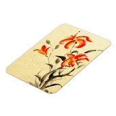 Magnet Flexible Lys de tigre - rouge (Côté Gauche)