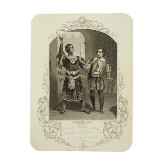 Magnet Flexible M. G. V. Brooke en tant qu'Othello et James Bennet (Vertical)