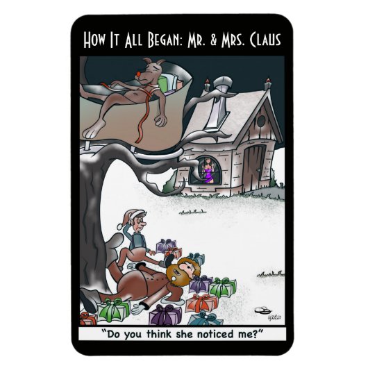 Magnet Flexible M. & Mme Claus Comment tout a commencé Poster (Vertical)