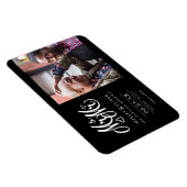 Magnet Flexible M. & Mr Script - Enregistrer la date avec la photo (Côté Droit)
