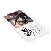 Magnet Flexible M. & Mr Script - Enregistrer la date avec la photo (Côté Droit)