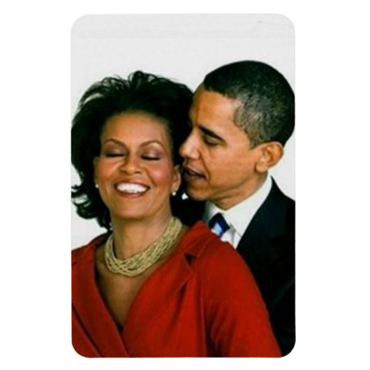 MAGNET FLEXIBLE M. & MRS. OBAMA (Vertical)