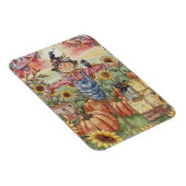 Magnet Flexible "M. Scarecrow" - Belle illustration d'Halloween (Côté Droit)