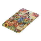 Magnet Flexible "M. Scarecrow" - Belle illustration d'Halloween (Côté Gauche)