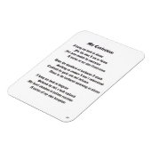 Magnet Flexible Ma confession (Côté Gauche)