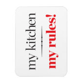 Magnet Flexible Ma cuisine, mes règles (Vertical)