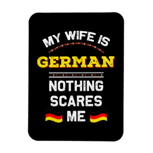 Magnet Flexible Ma femme est allemande Alemania Republic Allemagne
