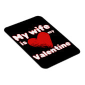 Magnet Flexible Ma femme est ma Saint-Valentin (Côté Droit)