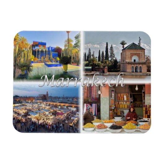 Magnet Flexible MA Marocco - Marrakech - (Horizontal)