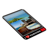 Magnet Flexible MA Marocco - Tanger - I Love Mosaic - (Côté Droit)