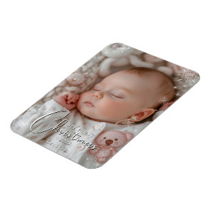 Magnet Flexible Ma première photo de bébé de Noël