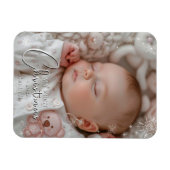 Magnet Flexible Ma première photo de bébé de Noël (Horizontal)