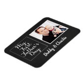 Magnet Flexible Ma première photo de tableau de bord de Fête des p (Côté Gauche)