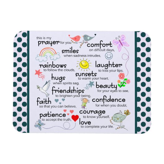 Magnet Flexible Ma Prière Pour Vous (Horizontal)