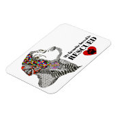 Magnet Flexible Ma race préférée est Secourue l'aimant d'adoption  (Côté Gauche)