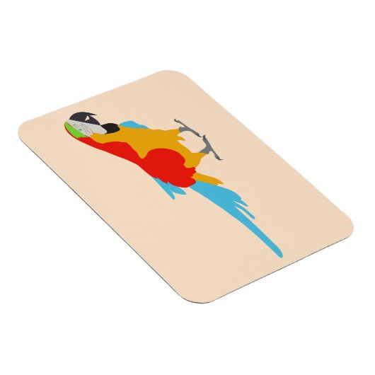 Magnet Flexible Macao tropical coloré (Côté Droit)