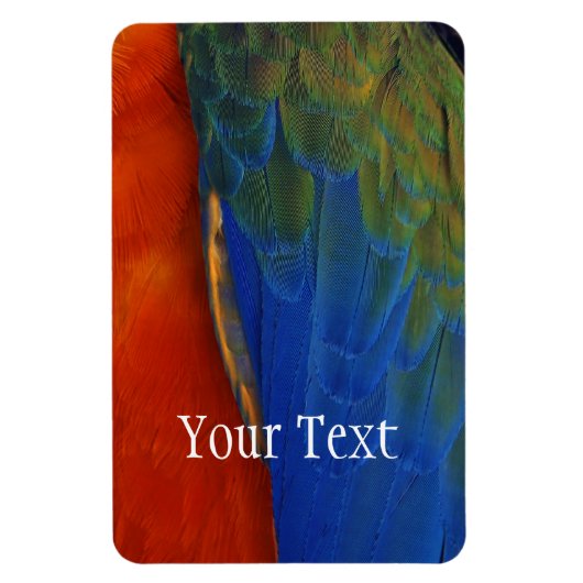 Magnet Flexible Macaw Feathers (Vertical)