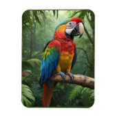 Magnet Flexible Macaw Parrot (Vertical)